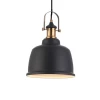 Pendente Vintage Soho Redondo Preto E27 Bivolt