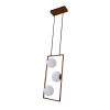 Pendente Ibba Para 3X E27 40W Bronze 2299