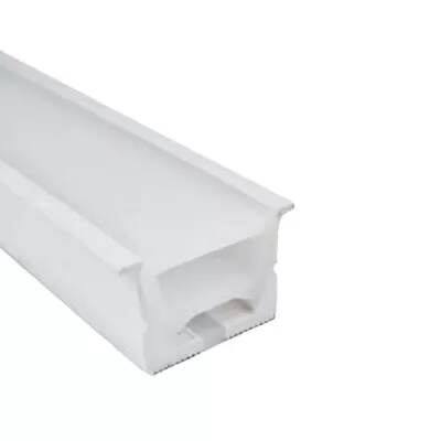 Perfil Flexivel Embutir 24X1420Mm Branco Pf-1802 Novo