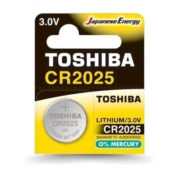 Pilha Moeda Litio Cr2025 Toshiba 3V 1 Unidade