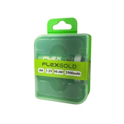 Pilha Recarregável AA Com 2 Pilhas Fx-Raa2 2900Mah Ni-Mh