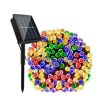 Pisca Pisca Solar 100 Lâmpadas Led H18290 Prova Dágua Jardim