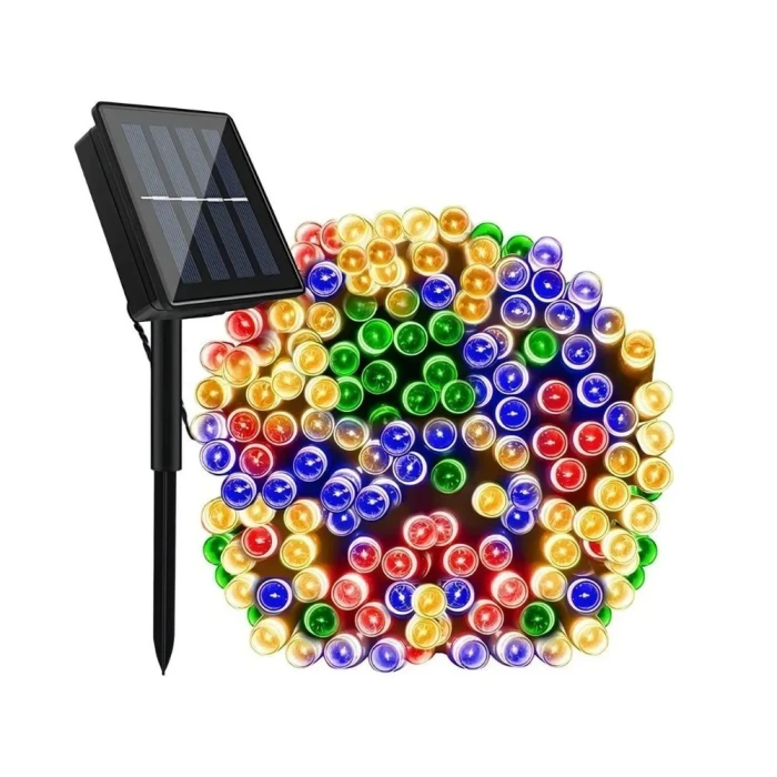 Pisca Pisca Solar 100 Lâmpadas Led H18290 Prova Dágua Jardim