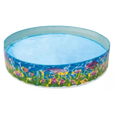 Piscina Infantil 1000L Semirrígida Vida Marinha Redonda