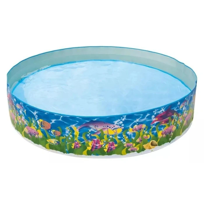 Piscina Infantil 1000L Semirrígida Vida Marinha Redonda