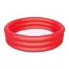 Piscina Inflável 101L Play 3 Aneis Vermelho Bestwat Novo
