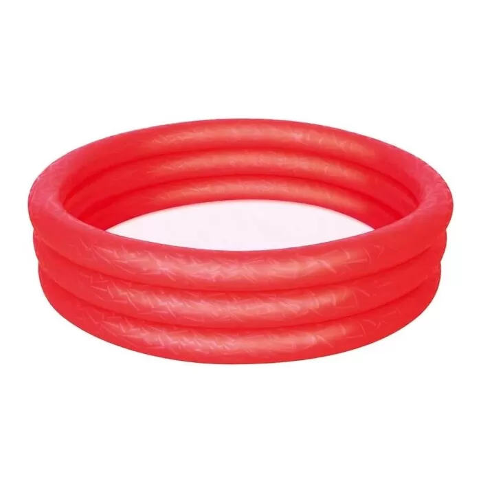 Piscina Inflável 101L Play 3 Aneis Vermelho Bestwat Novo