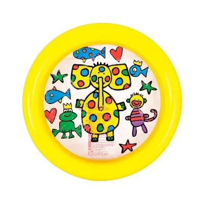 Piscina Redonda Kiddy Pool 28L Amarela Novo
