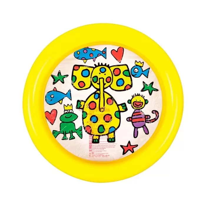 Piscina Redonda Kiddy Pool 28L Amarela Novo Piscina Redonda Kiddy Pool 28L Amarela Novo