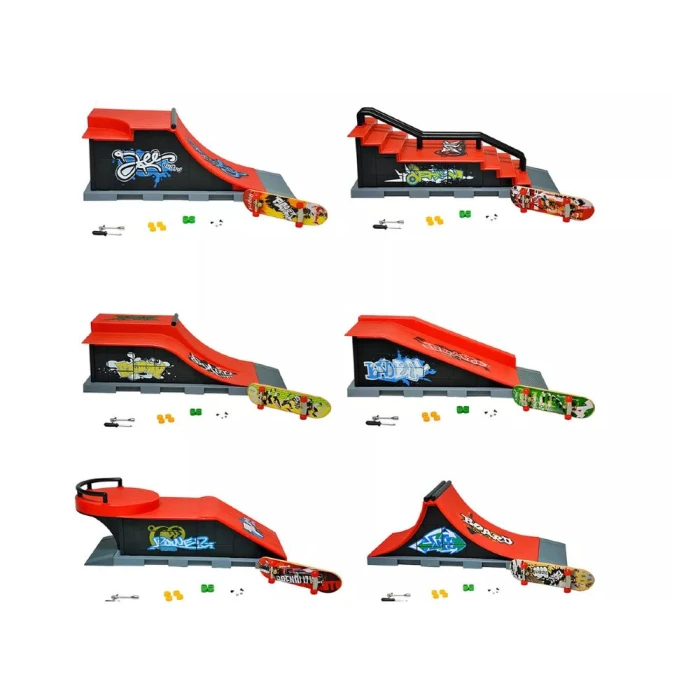 Pista De Skate De Dedo Com Rampa E Acessórios Dm Toys