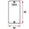 Placa De Condulete Para 1 Modulo 3/4 Branca Inpol Placa De Condulete Para 1 Modulo 3/4 Branca Inpol