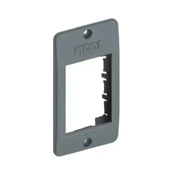 Placa Para Condulete Com 3 Modulos 3/4 Cor Cinza Inpol