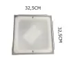Plafon Plana Flex Quadrado Perola 24W 6400K Blumenau Novo