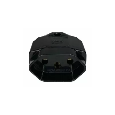 Plugue De Tomada Fêmea 2P+T 20A Preto Weg Novo