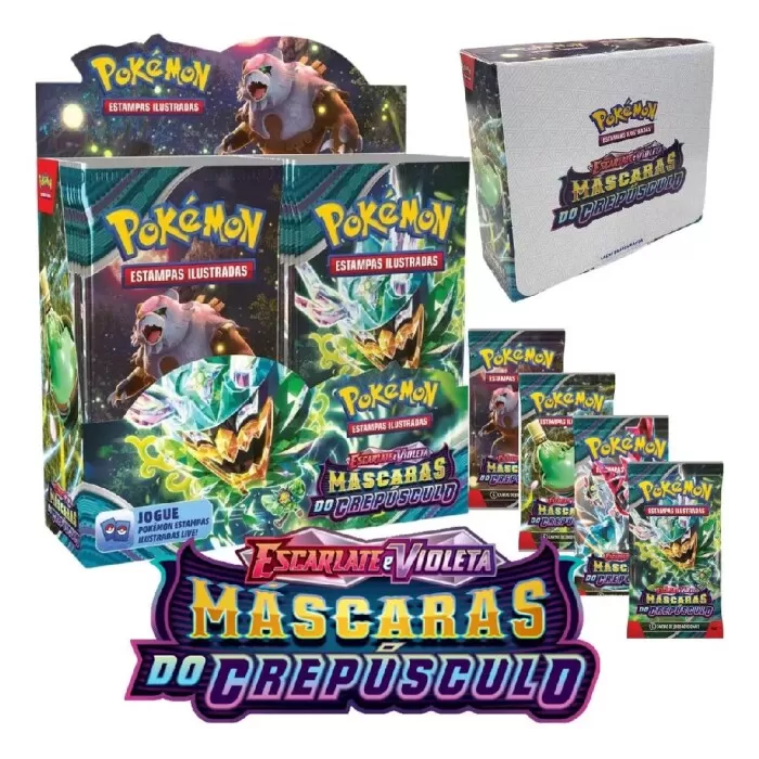 Pokémon Máscaras Do Crepúsculo Booster 6 Cartas Unidade