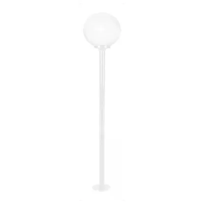 Poste De Alumínio Tropical 1xE27 1,5m Branco Sem Globo