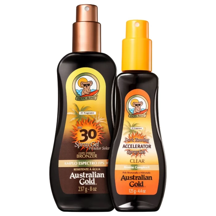 Protetor Solar FPS 30 + Dark Tanning Australian Gold Protetor Solar FPS 30 + Dark Tanning Australian Gold