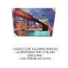 Quadro Decorativo De Parede Ponte Do Brooklyn Led Vermelho Quadro Decorativo De Parede Ponte Do Brooklyn Led Vermelho