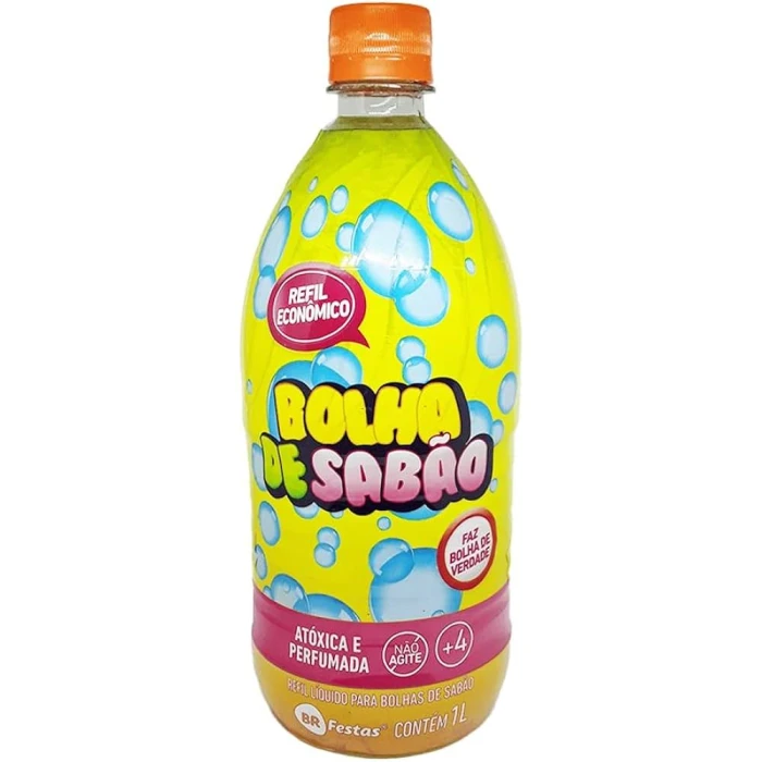 Refil Para Bolha De Sabão Gigante 1 Litro Br Festas Refil Para Bolha De Sabão Gigante 1 Litro Br Festas