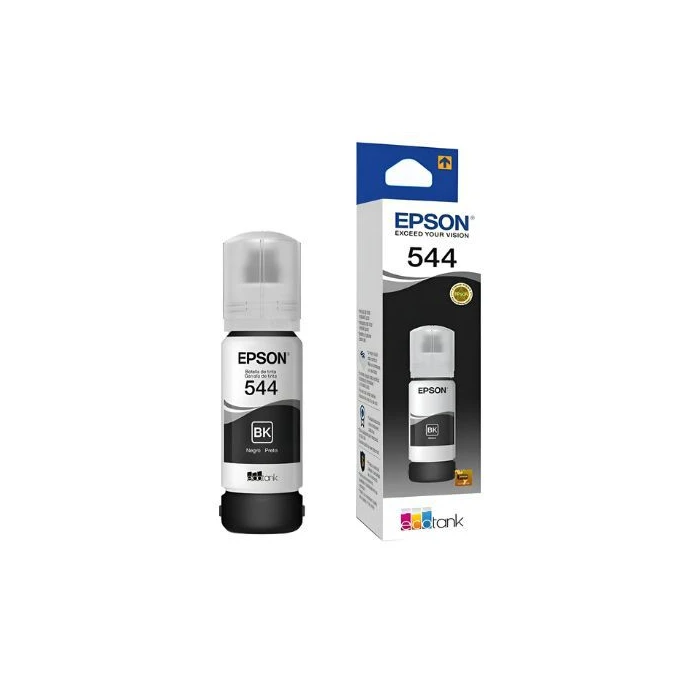 Refil Tinta Epson Preto T544122-BR Original Para Impressora