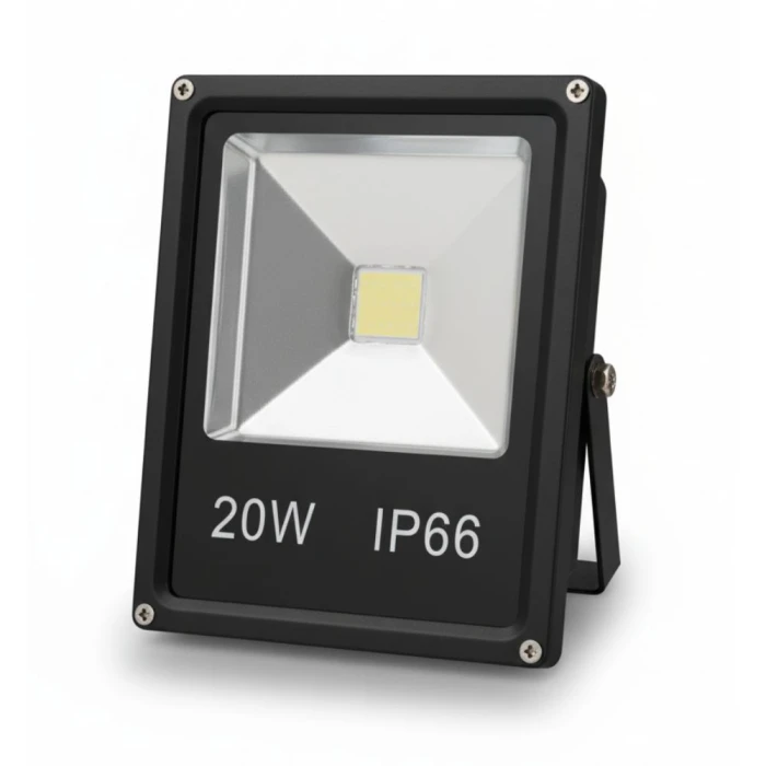 Refletor Led 20w Rgb Ip66 Preto Sm Exbom Rgb-20w