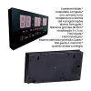 Relógio De Parede Led Digital Uhome Com Termômetro Novo Relógio De Parede Led Digital Uhome Com Termômetro Novo