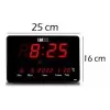 Relógio Digital De Parede Lk-2616 Luatek Novo Relógio Digital De Parede Lk-2616 Luatek Novo