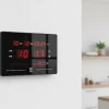 Relógio Led Digital De Parede Oasis Com Display Vermelho Relógio Led Digital De Parede Oasis Com Display Vermelho