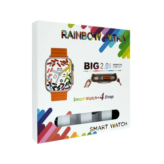 Relogio Smart Watch Big 2.0 Raibow Ultra 4 Strap Relogio Smart Watch Big 2.0 Raibow Ultra 4 Strap