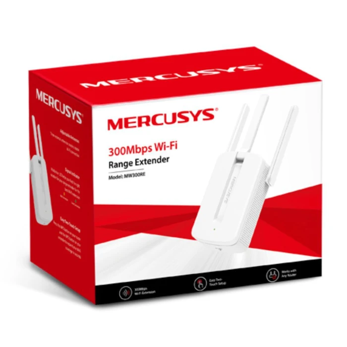 Repetidor Wifi 300mbps Mercusys Mw300re - 3 Antenas