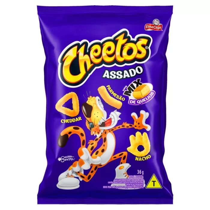Salgadinho Cheetos Sabor Mix De Queijo Pacote 36g Salgadinho Cheetos Sabor Mix De Queijo Pacote 36g