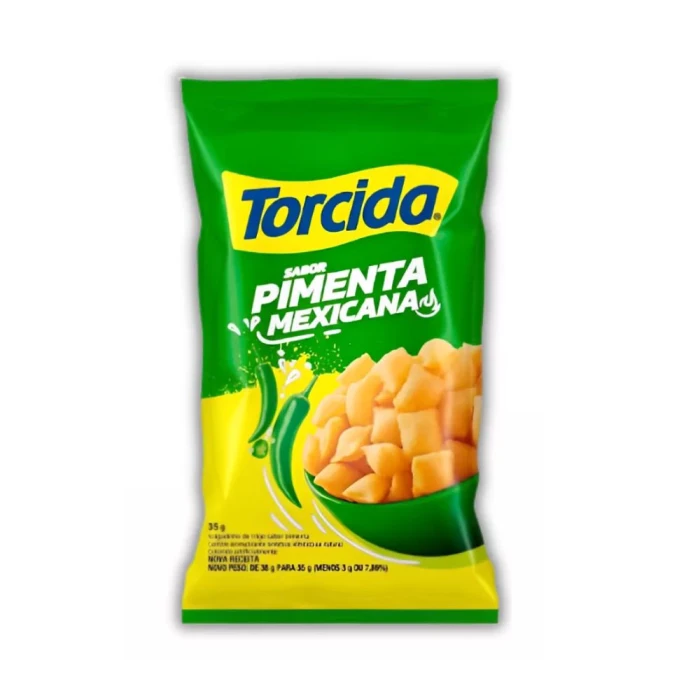 Salgadinho Torcida Sabor Pimenta Mexicana 35 Gramas Salgadinho Torcida Sabor Pimenta Mexicana 35 Gramas