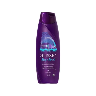 Shampoo Aussie Mega Moist Super Hidratação 360mL