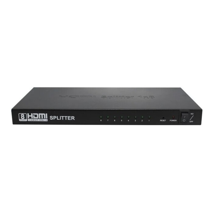 Splitter Hdmi 1x8 Divisor 4k 1.4 Tomate Mtv-118 Ultra Hd