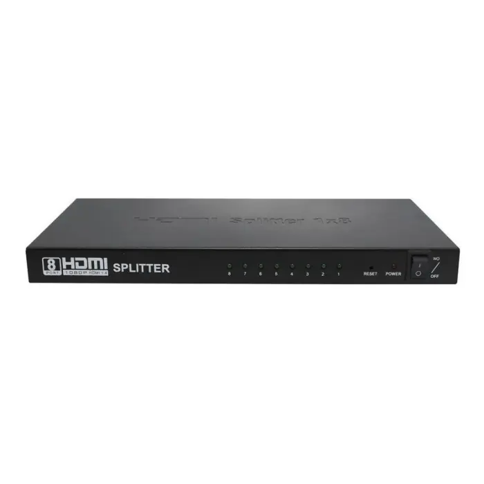 Splitter Hdmi 1x8 Divisor 4k 1.4 Tomate Mtv-118 Ultra Hd