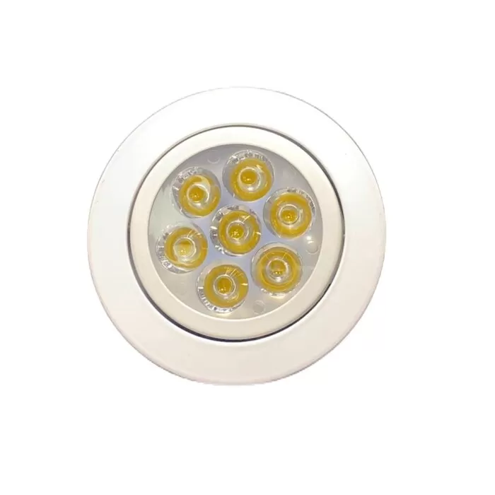 Spot De Led Alta Potêncoa 7W 3000K Branco Plástico Novo