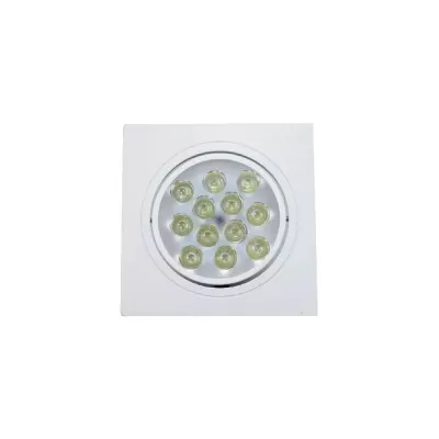 Spot Embutir Quadrado 12W 3500L 12 Leds Splr12W Novo