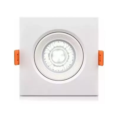 Spot Embutir Quadrado 3W 3500K Spcq3w Asus Novo