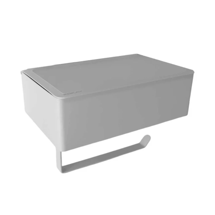 Suporte Para Papel Higiênico 3 Em 1 + Porta Lenço Celular