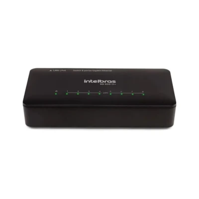 Switch Gigabit Ethernet 8 Portas SG800Q CKD Preto Intelbras