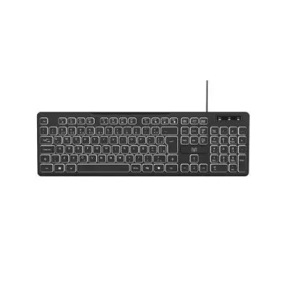 Teclado Com Fio Usb Iluminação Preto Tm700 Multi Novo