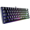 Teclado Gamer De Membrana Rainbow Fearless 65 Preto Fortrek