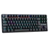 Teclado Gamer Mecânico Black Hawk Led Rgb Compacto Fortrek