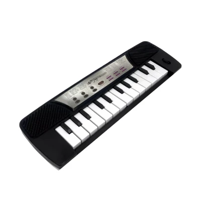 Teclado Infantil Preto Musical 27cm Educativo Show Music
