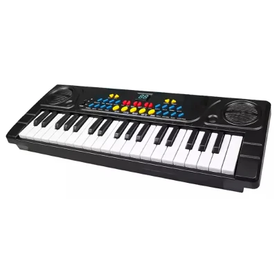 Teclado Piano Infantil C/ 37 Teclas + Microfone Karaoke