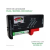 Testador Medidor De Carga Pilhas/Baterias 1.5V E 9V 093-0138