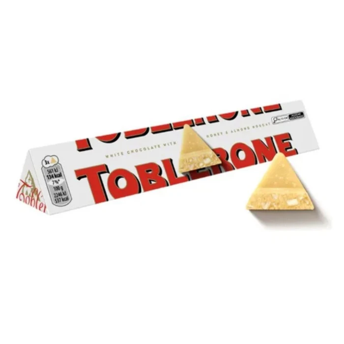Toblerone White Sabor Chocolate Branco 100G Importado