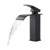 Torneira Moderna Cascata Banheiro Baixa Inox Preto Wl-1258 Torneira Moderna Cascata Banheiro Baixa Inox Preto Wl-1258