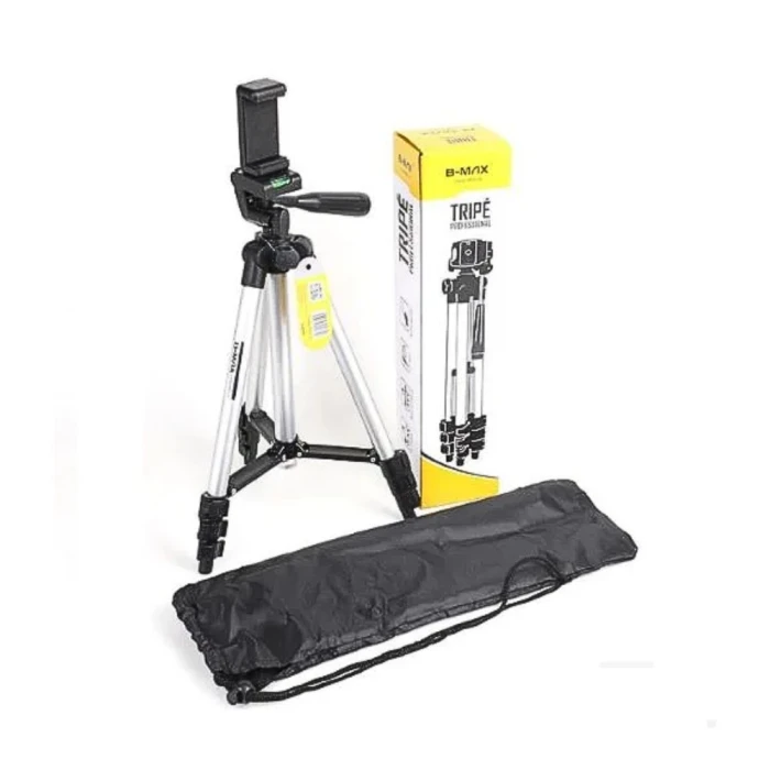 Tripé De Alumínio P/ Câmera Com Nível 1 Metro B-Max BMG-36