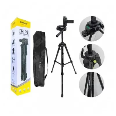 Tripé Para Câmera Fotografia 1,8M Bmg-13 B-Max Novo